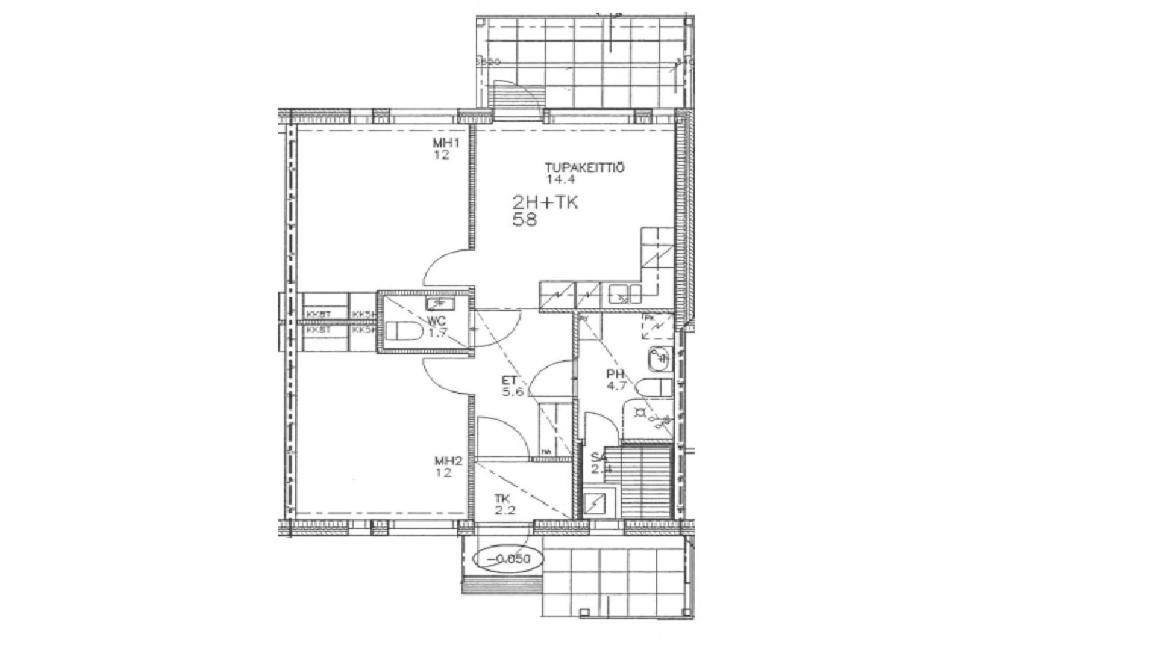 Merituuli Serviced Apartments, Kempele 2Br Apartment With Sauna Exteriör bild